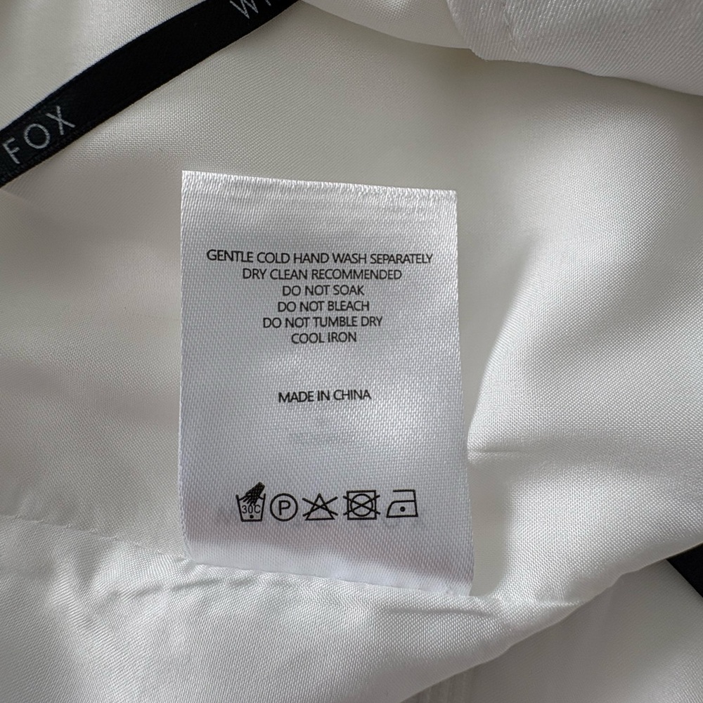 White Fox Boutique White Mini Skirt, NWT - Picture 8 of 8